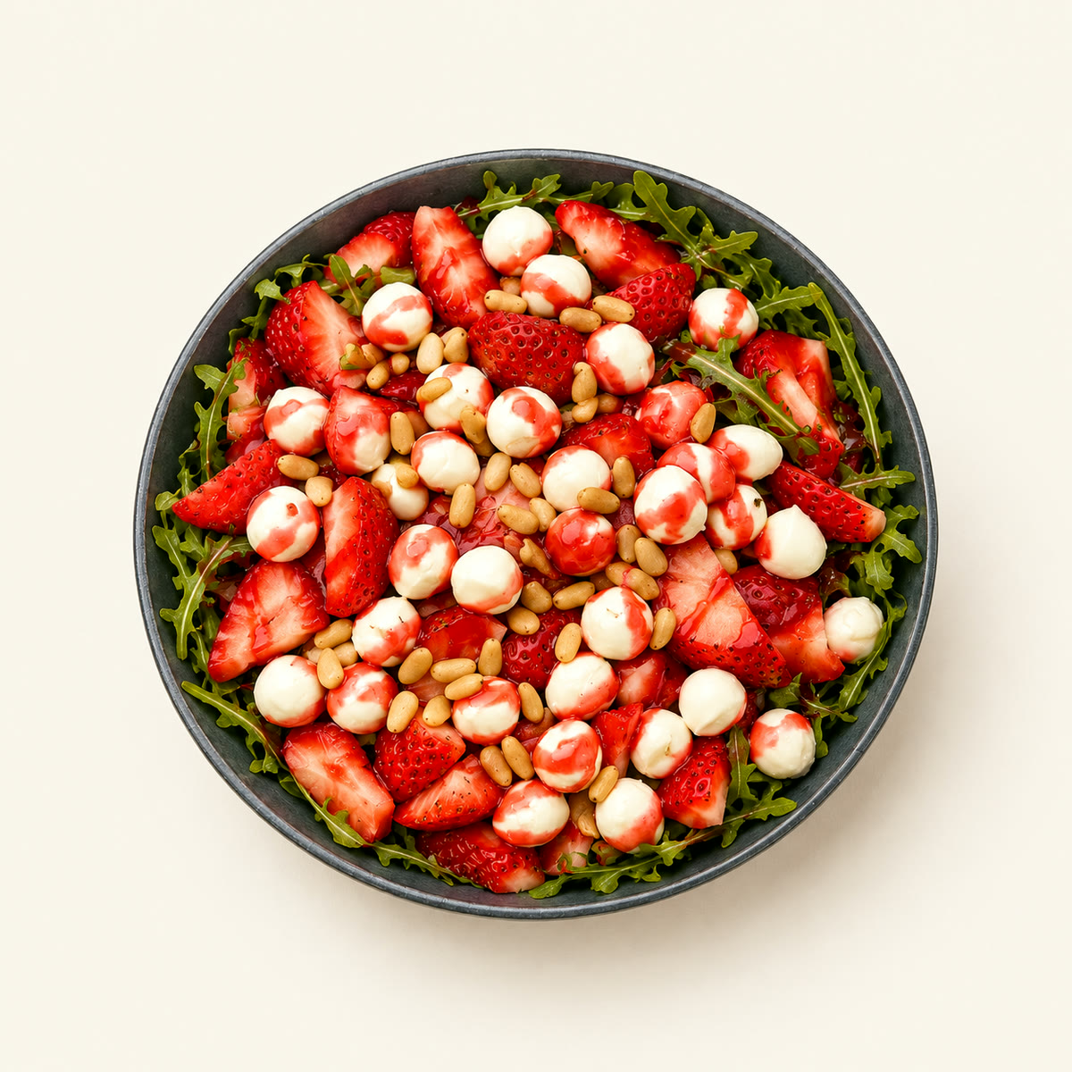 Shower — strawberry & mozzarella salad